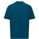 Green t-shirt, back view