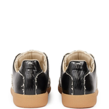 Brown shoes, back view