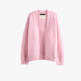 Pink knitwear, front view