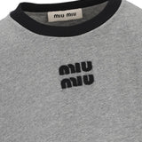 Close up of Grey shirt, showing texture of the 100% cotton fabric