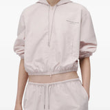 Pink jacket, full body view