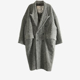 Grey coat, front view