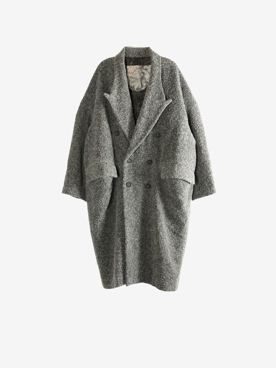 Grey coat, front view