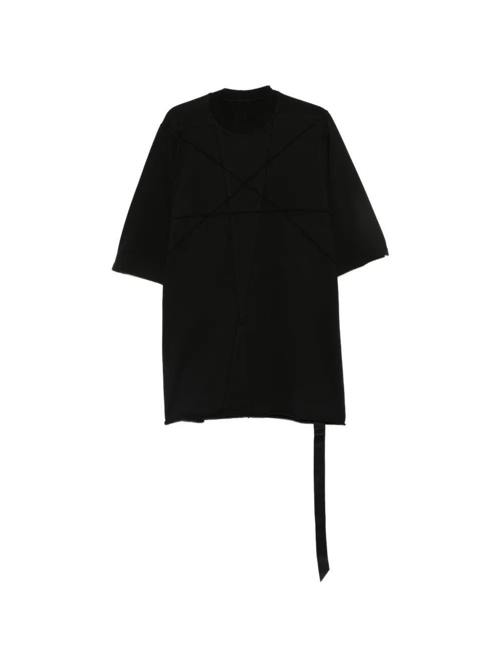 Black t-shirt, front view