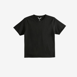 Black t-shirt, front view