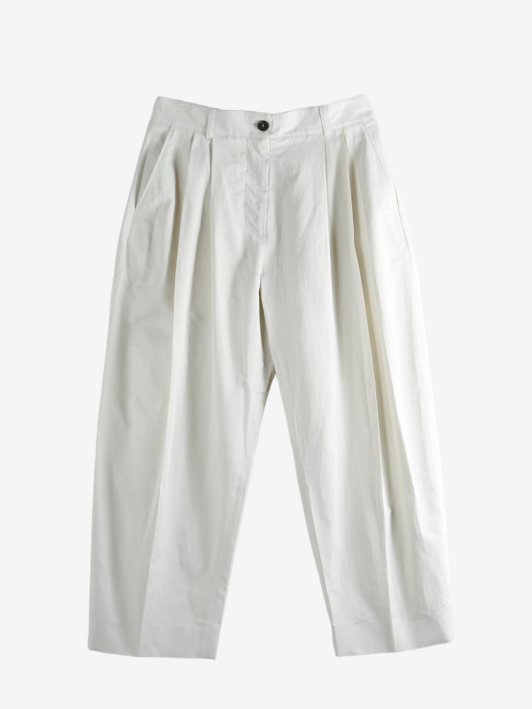 White pants, front view