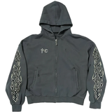 Grey sweats, front view