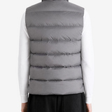 Grey jacket worn by a person, showing the jacket fit