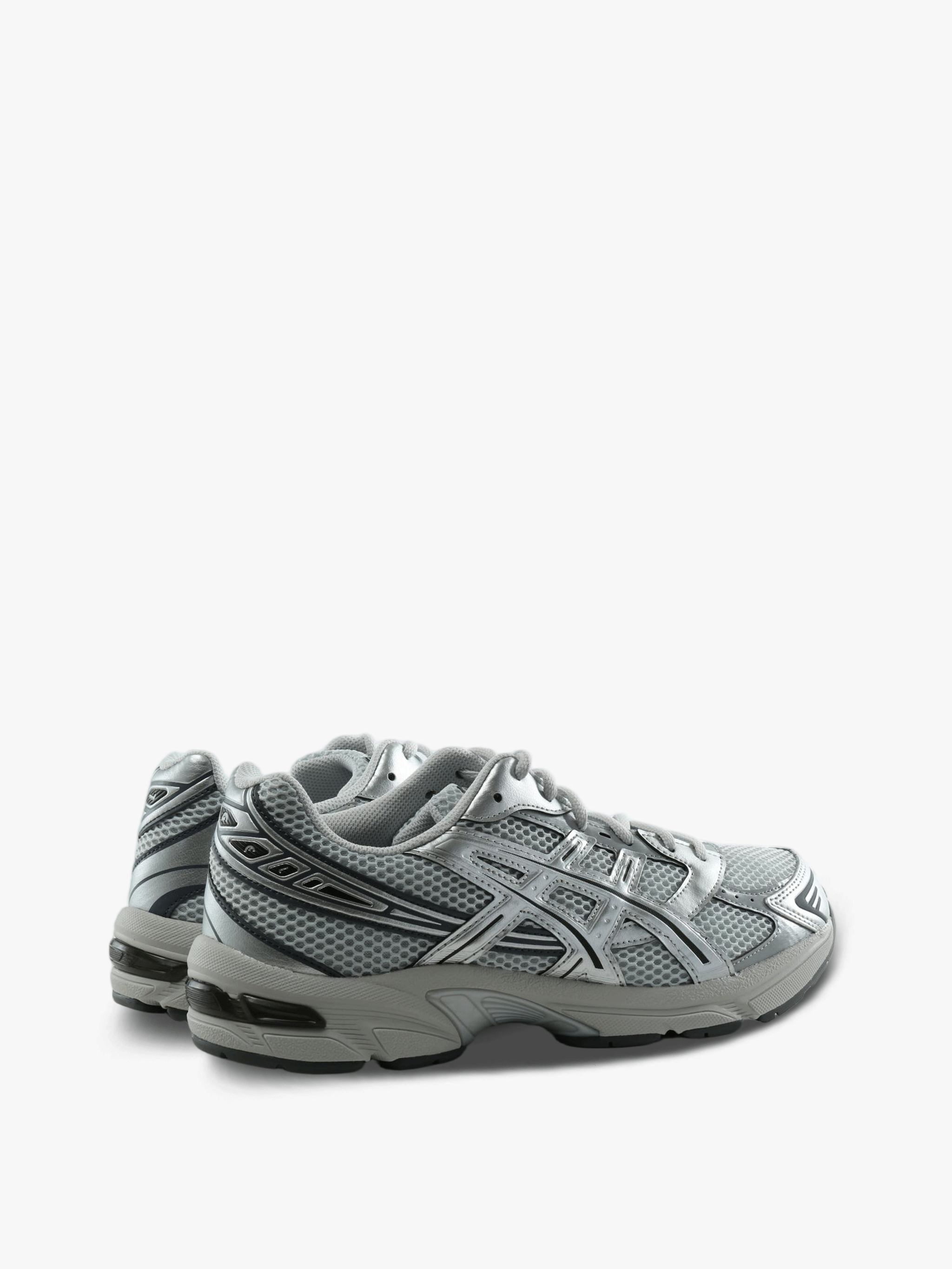 Grey shoes, side view