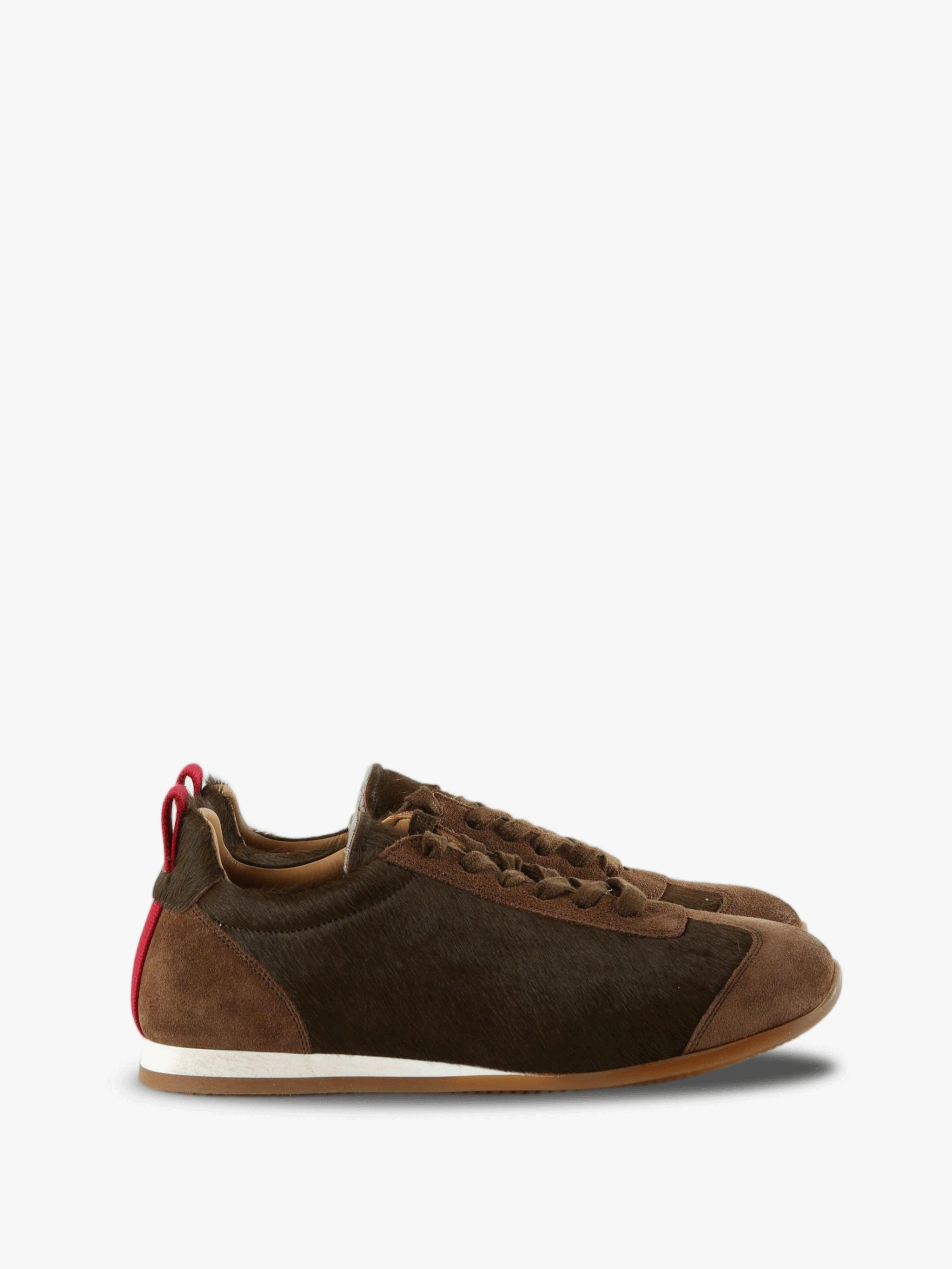 Brown shoes, side view