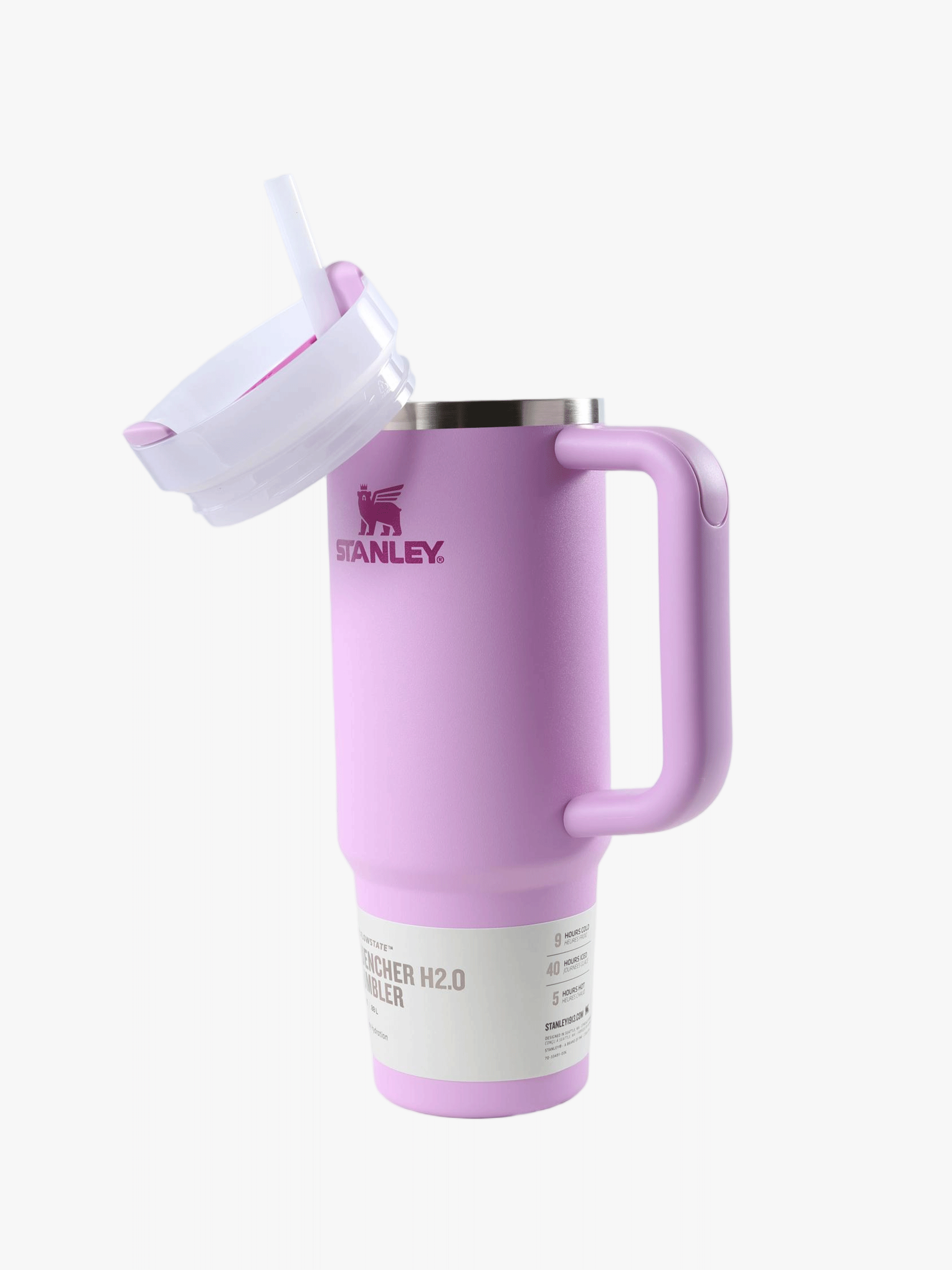 Purple product, front view