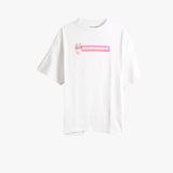 White t-shirt, front view
