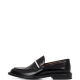 Black shoes, side view