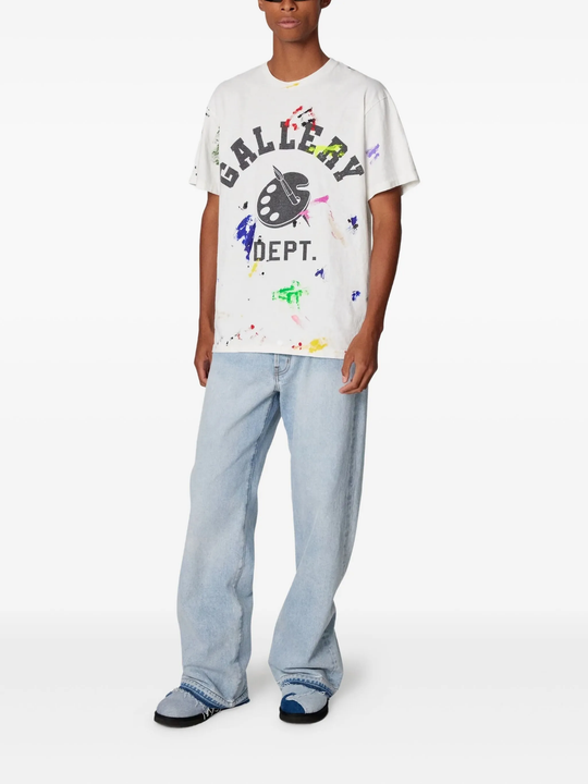 White short sleeves, full body view