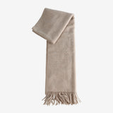 Tan scarves, front view