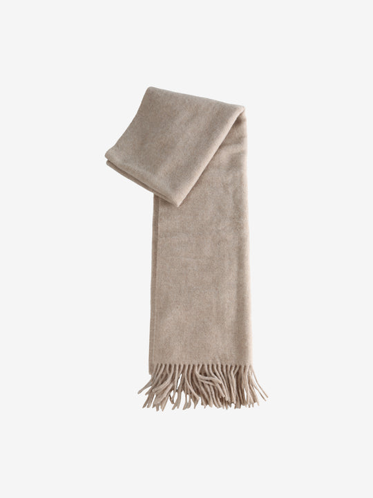 Tan scarves, front view