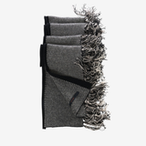Grey scarf, front view