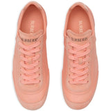 Pink sneaker, side view