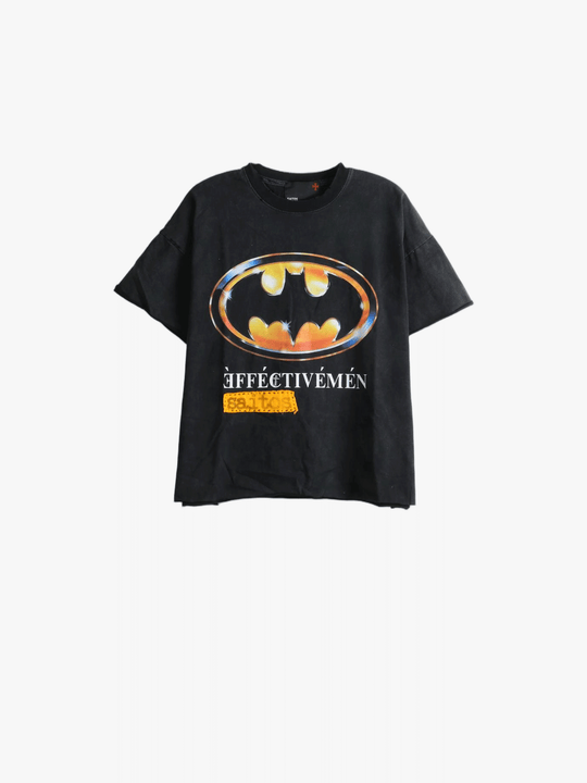 Black t-shirt, front view