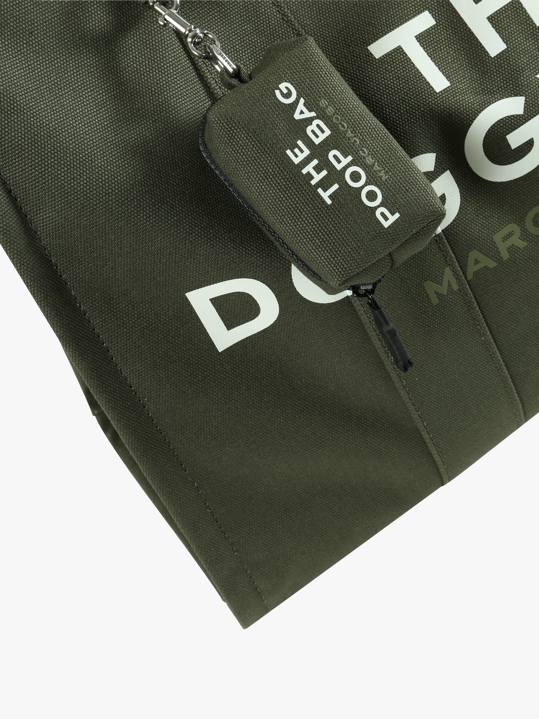 Green bag, front view