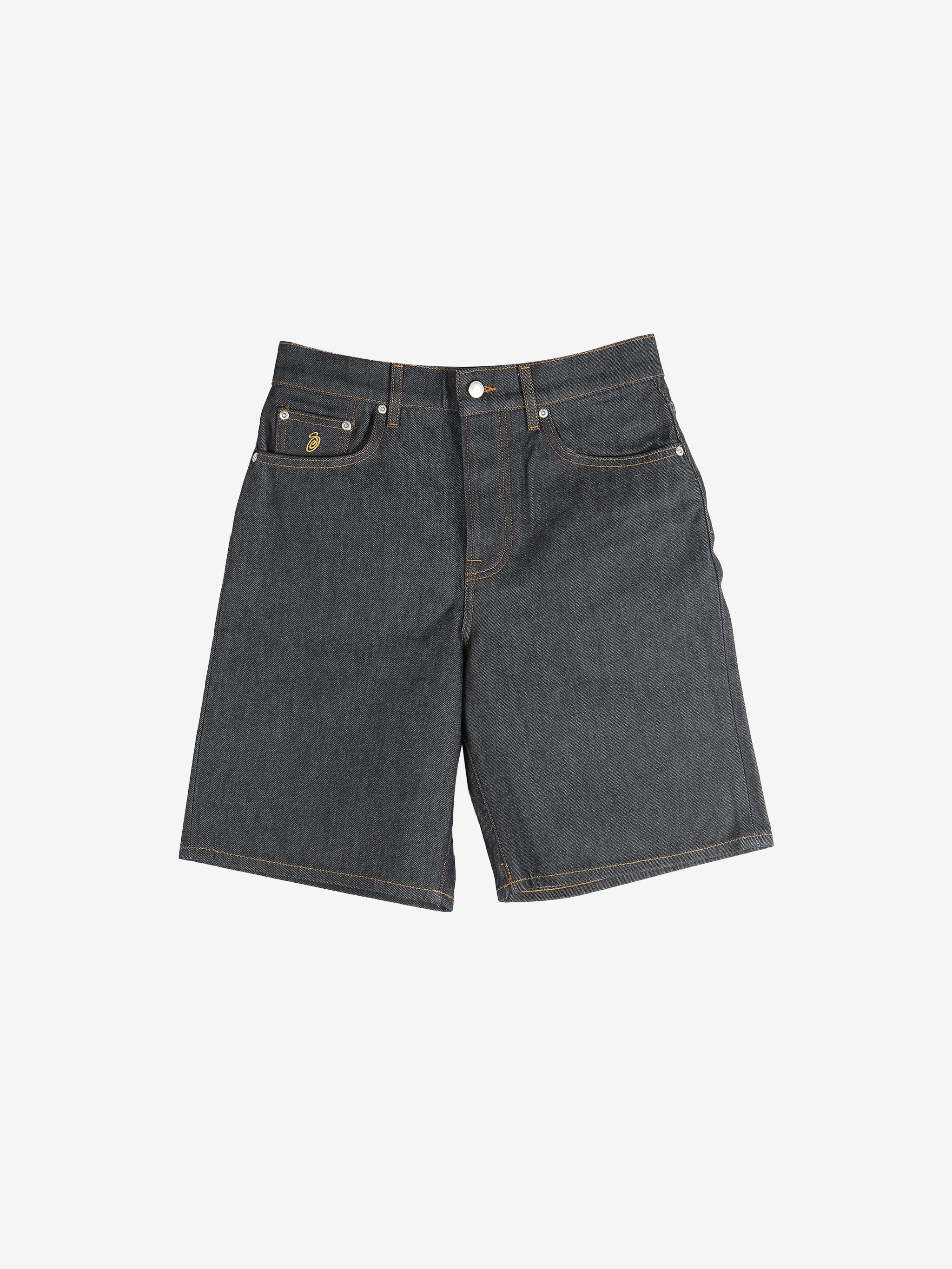 Black shorts, front view