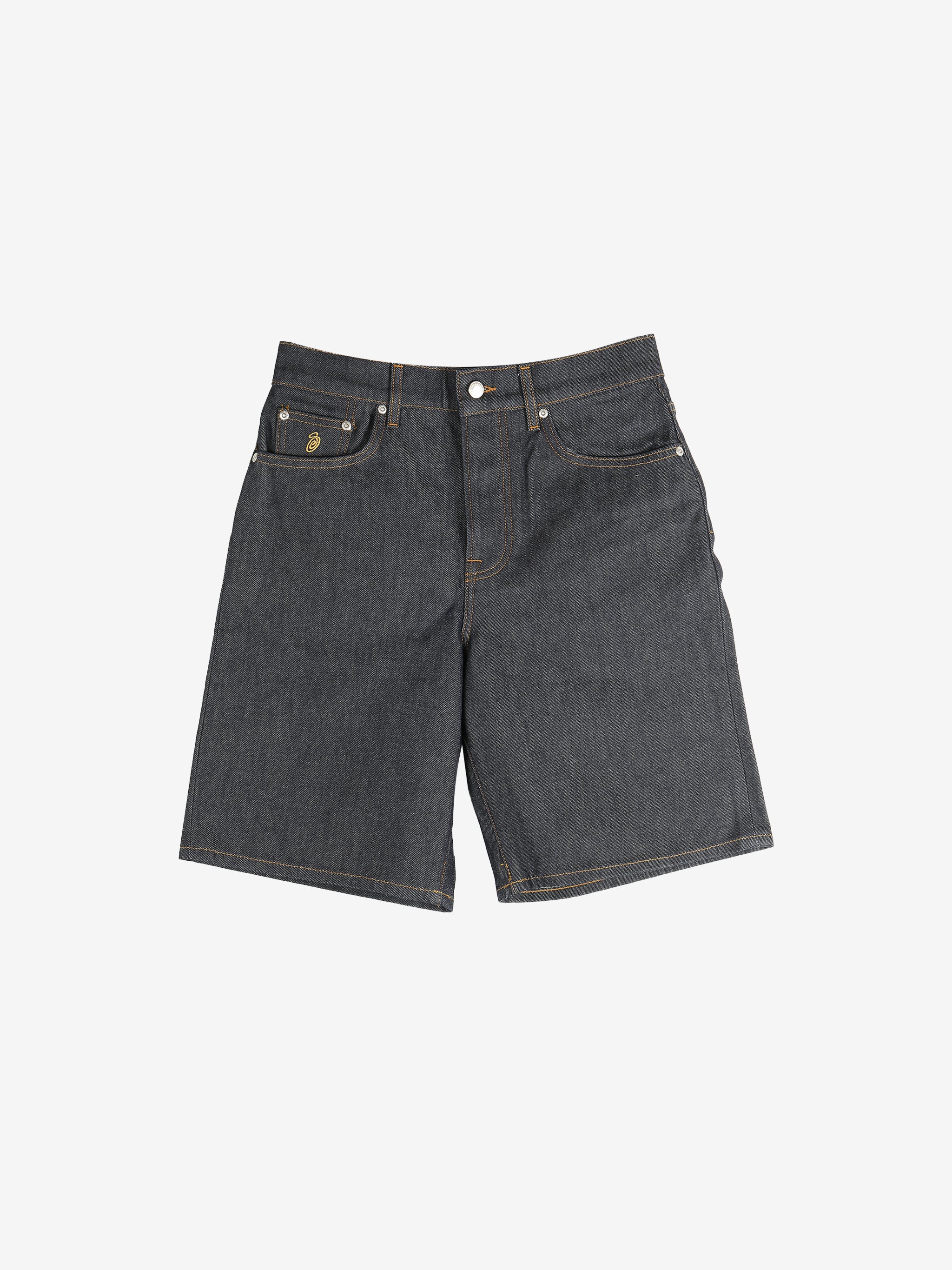 Black shorts, front view