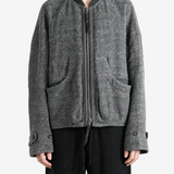 Grey jacket, front view
