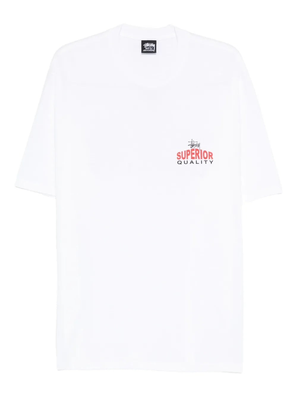White t-shirt, front view