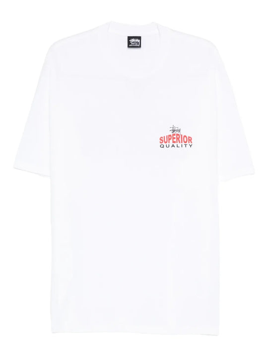 White t-shirt, front view