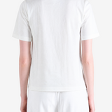 White t-shirt, full body view