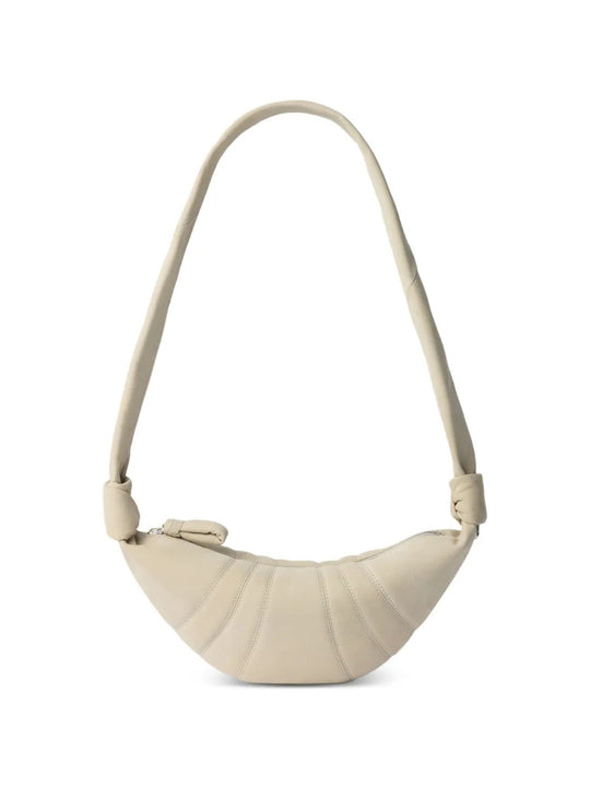 Tan bag, front view