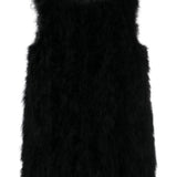 Black gilet, front view