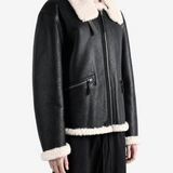 Black jacket, front view