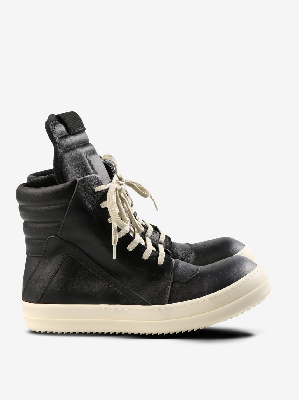 Black sneakers, front view