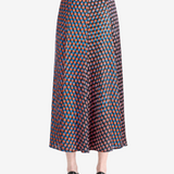 Black skirt, full body view