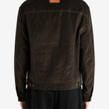 Brown jacket, full body view