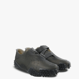 Grey sneakers,back view