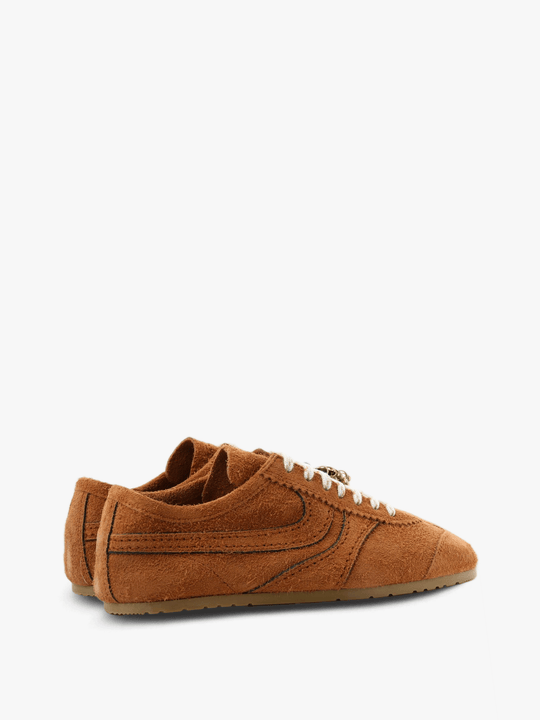 Brown shoes, side view