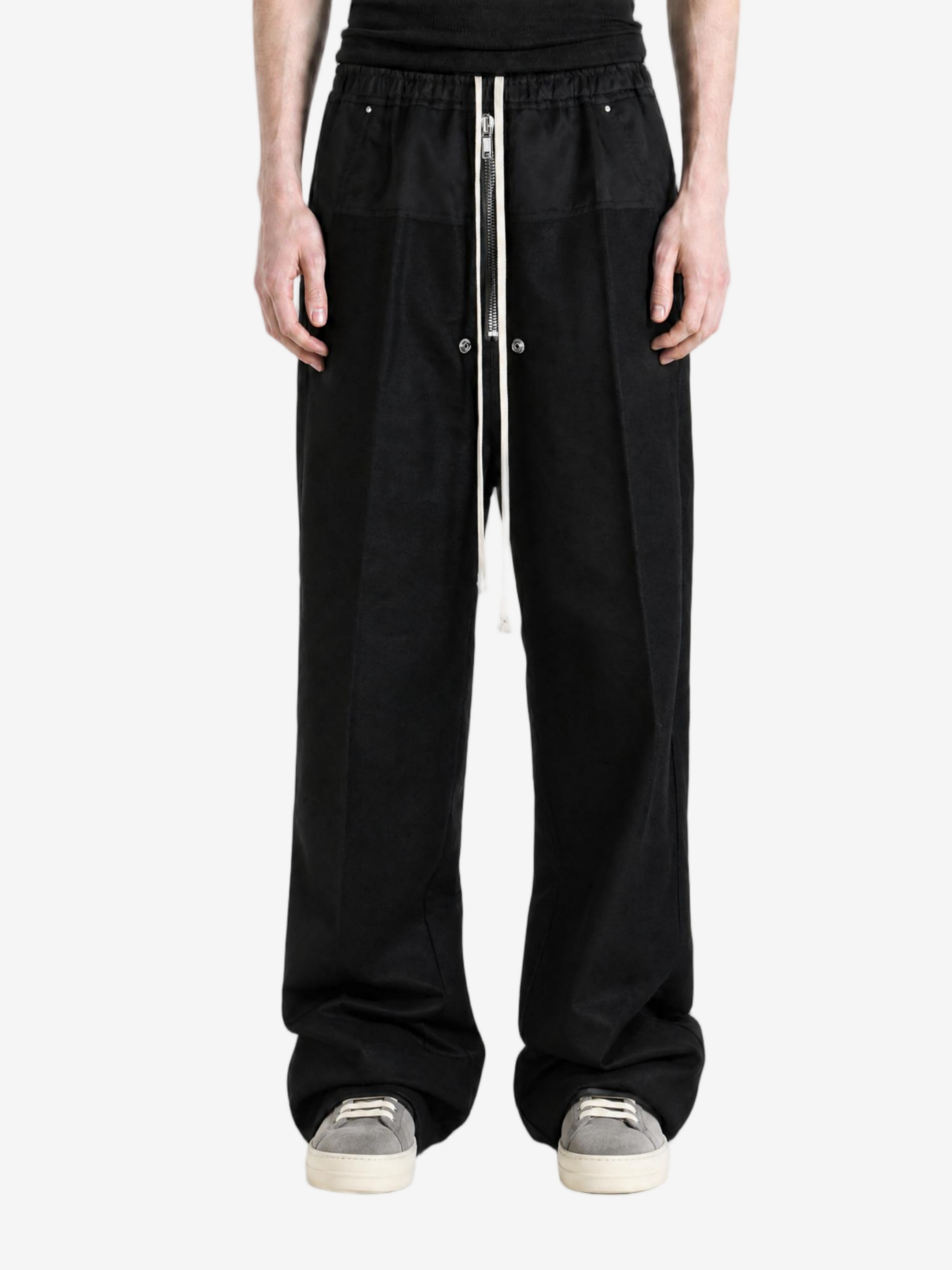 Black pants, full body view