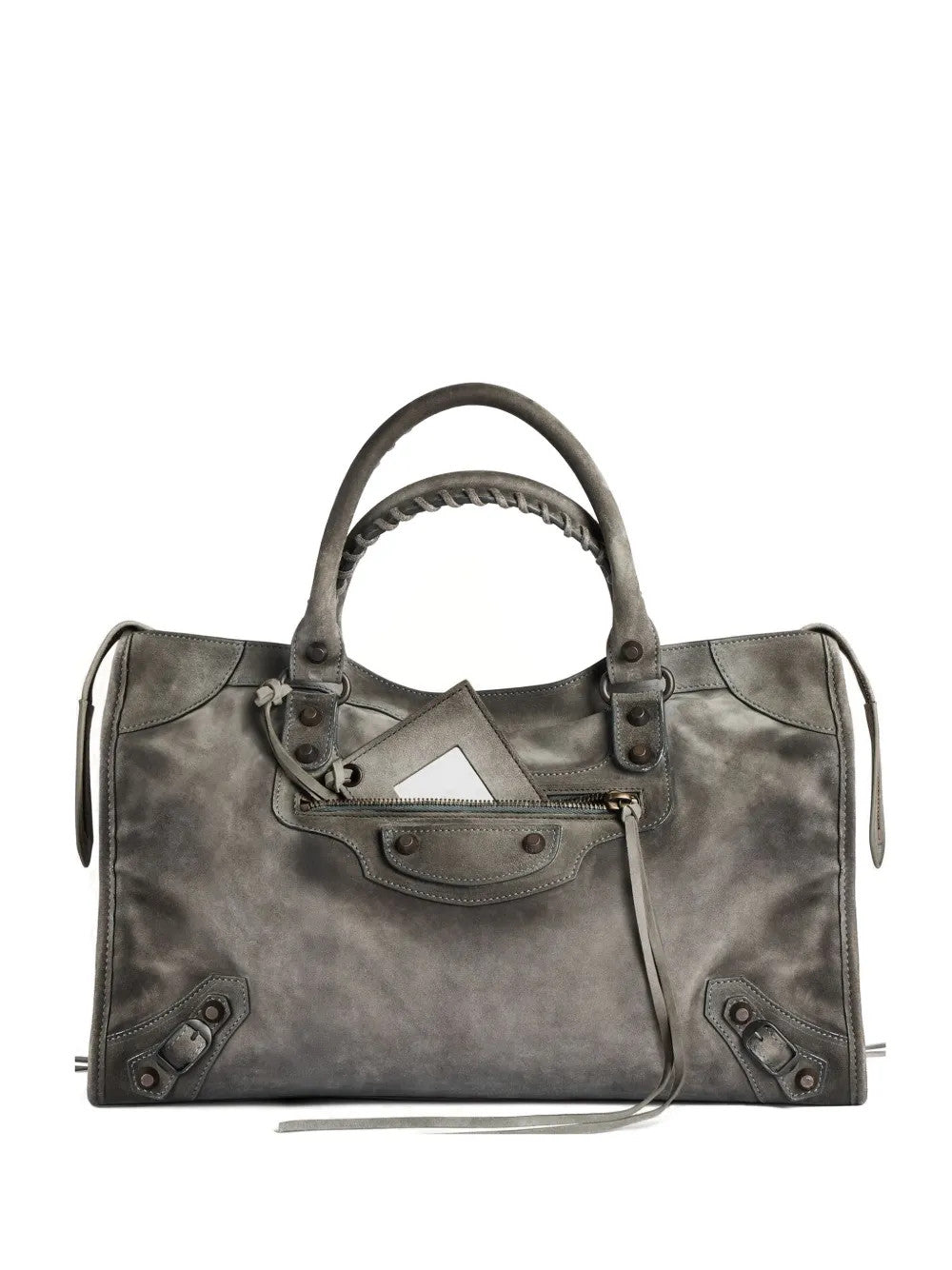 Grey bag, front view