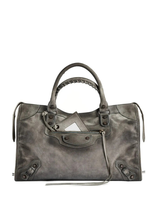 Grey bag, front view