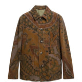 DRIES VAN NOTEN - Men Giant Paisley Print Coat