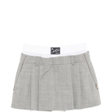 ALEXANDER WANG - Women Zipper Details Pre-Styled Pleated Skort