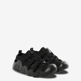 Black sandals, side view