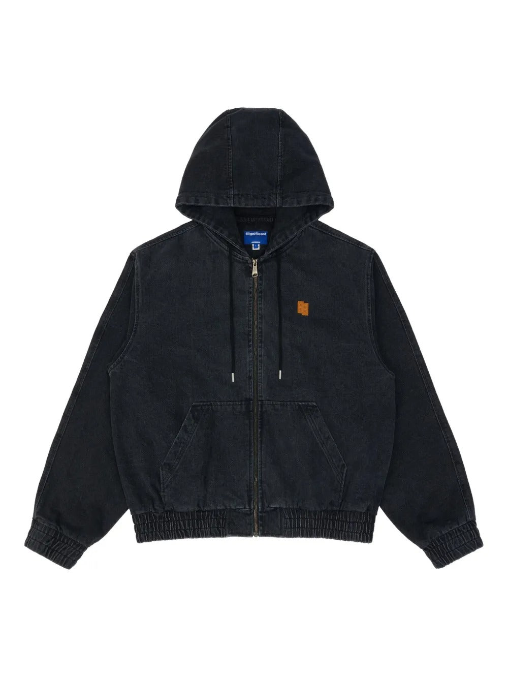 Black hoodie, front view