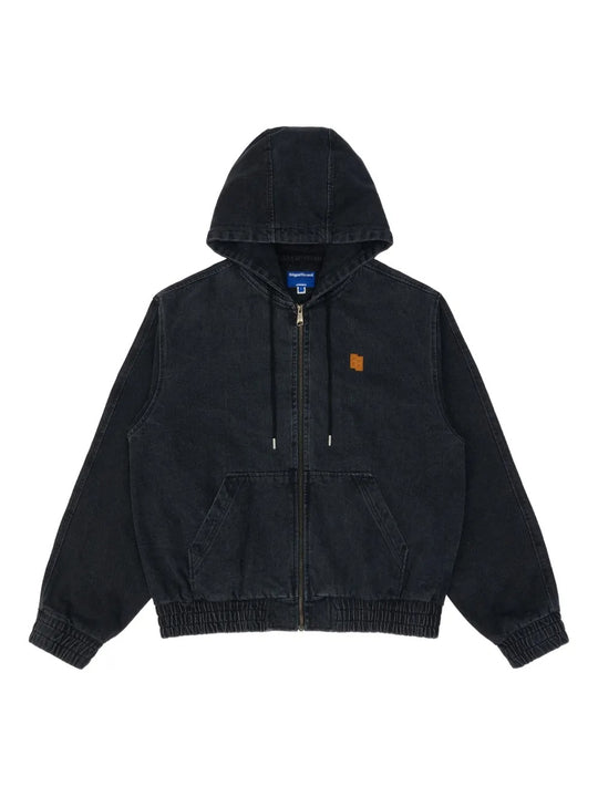 Black hoodie, front view