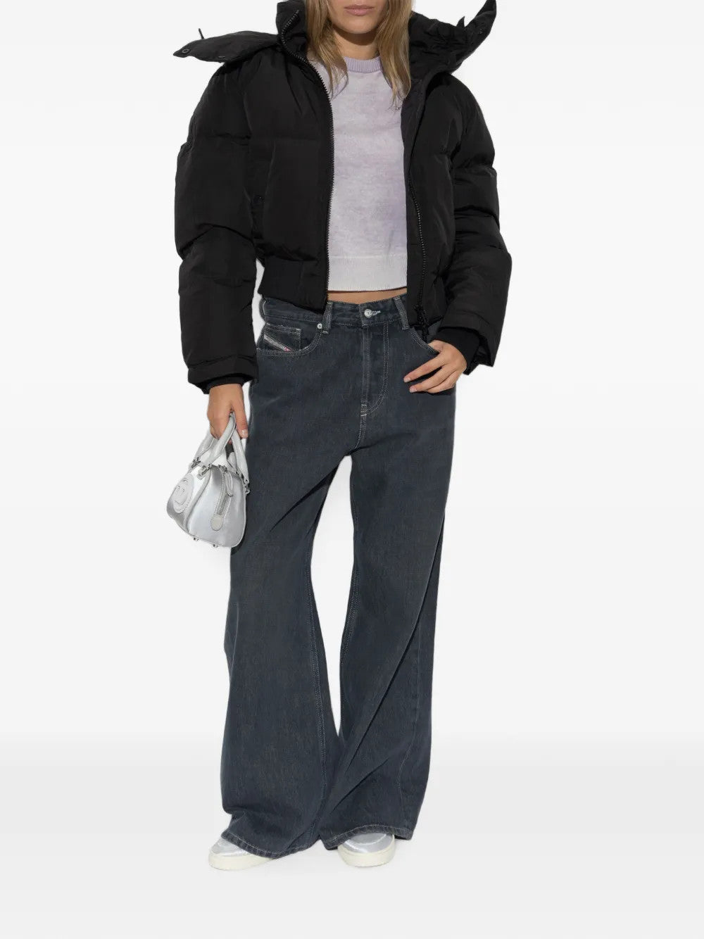 Black jeans, full body view