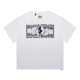 White T-shirts, front view