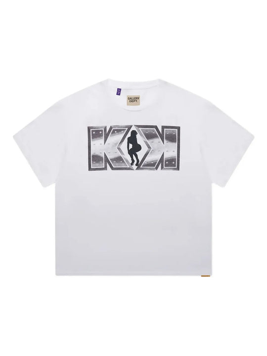 White T-shirts, front view