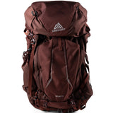 Burgundy bag, front view